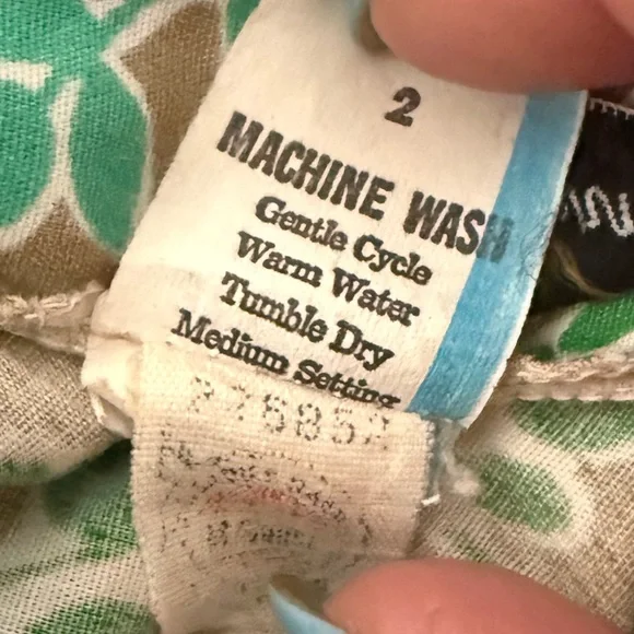 Vintage Herman Geist Midi Skirt Butterfly, Dragonfly & Floral Print 70’s Small-4 - Picture 15 of 16